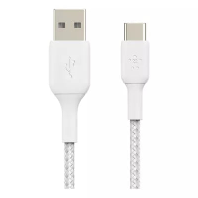 Belkin BoostCharge Braided USB-A to USB-C Cable 1M